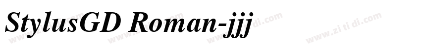 StylusGD Roman字体转换